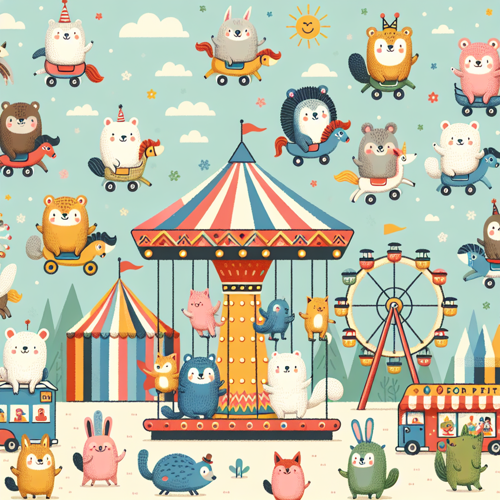 Happy Animal Carnival Painting By Numbers Kit