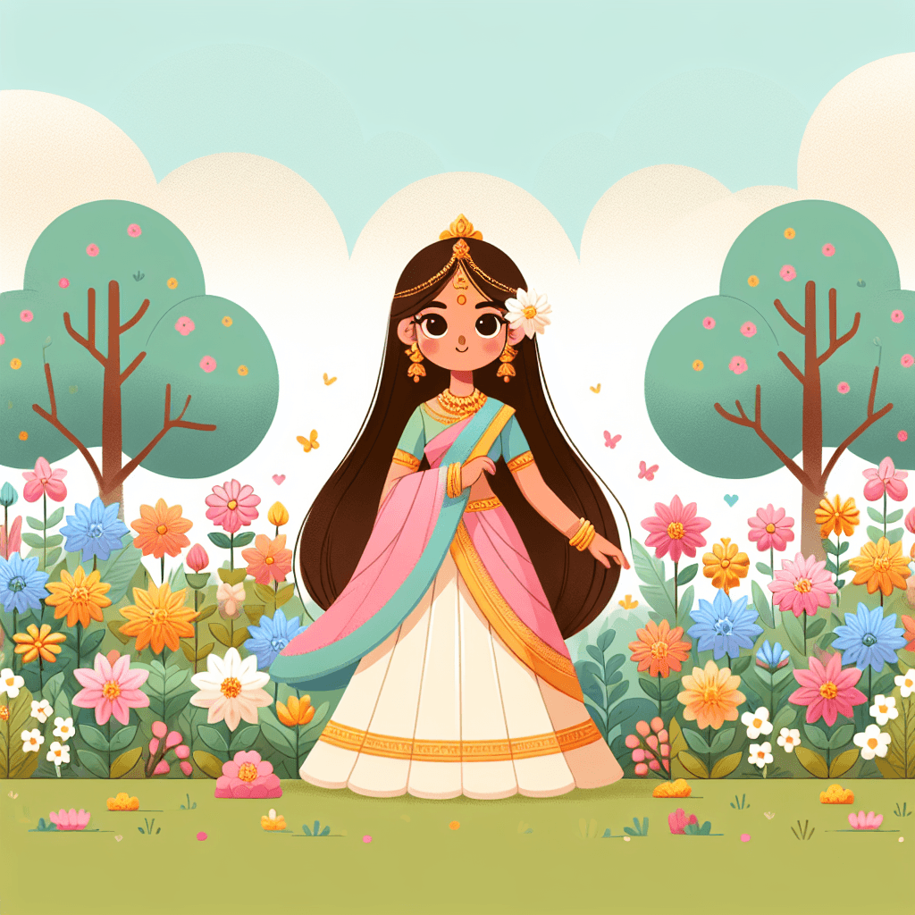 Princess Of The Enchanted Garden Painting By Numbers Kit