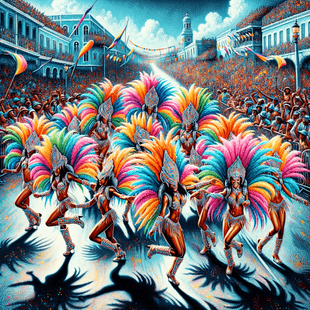 Junkanoo Carnival - Nassau, Bahamas DIY Paint By Numbers