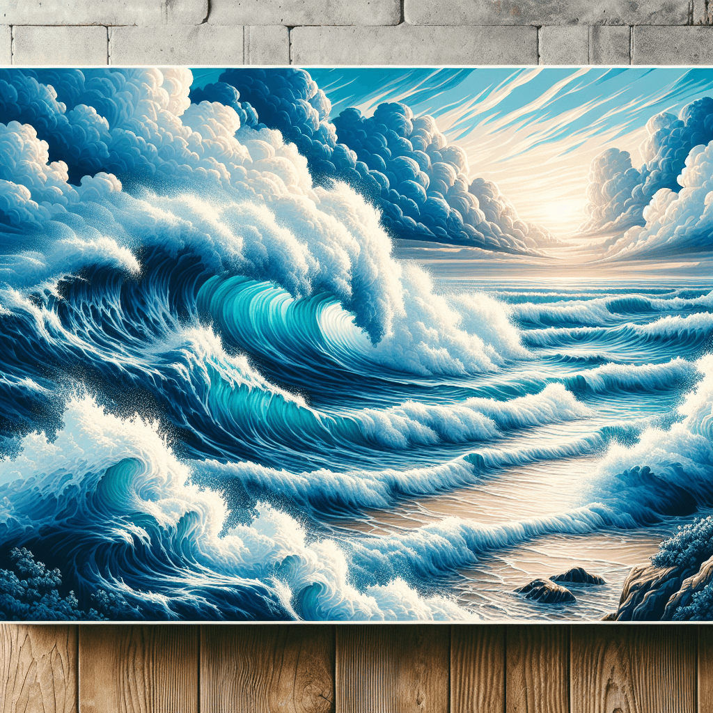 Dynamic Ocean Dance Paint By Number