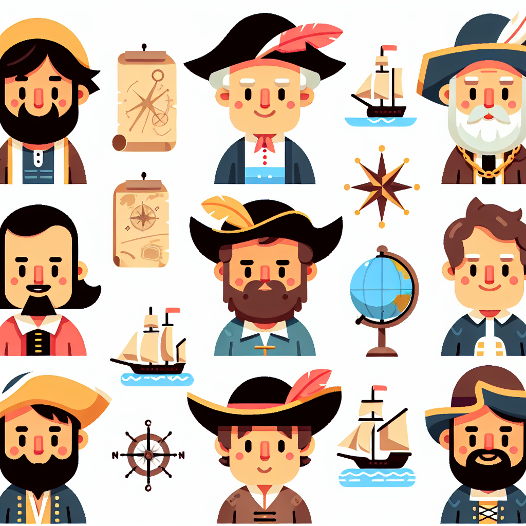 Historical Explorers Paint By Color