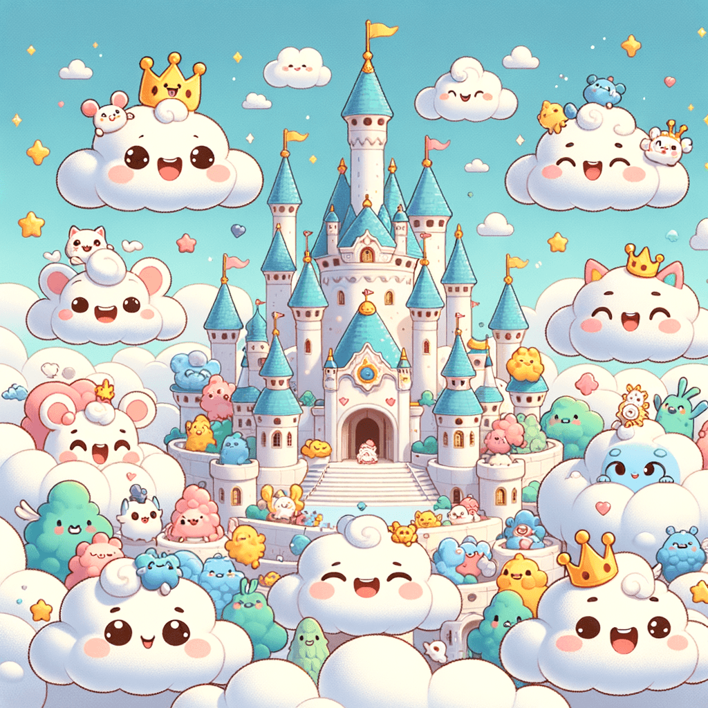 Cheery Cloud Kingdom Painting Number Kit