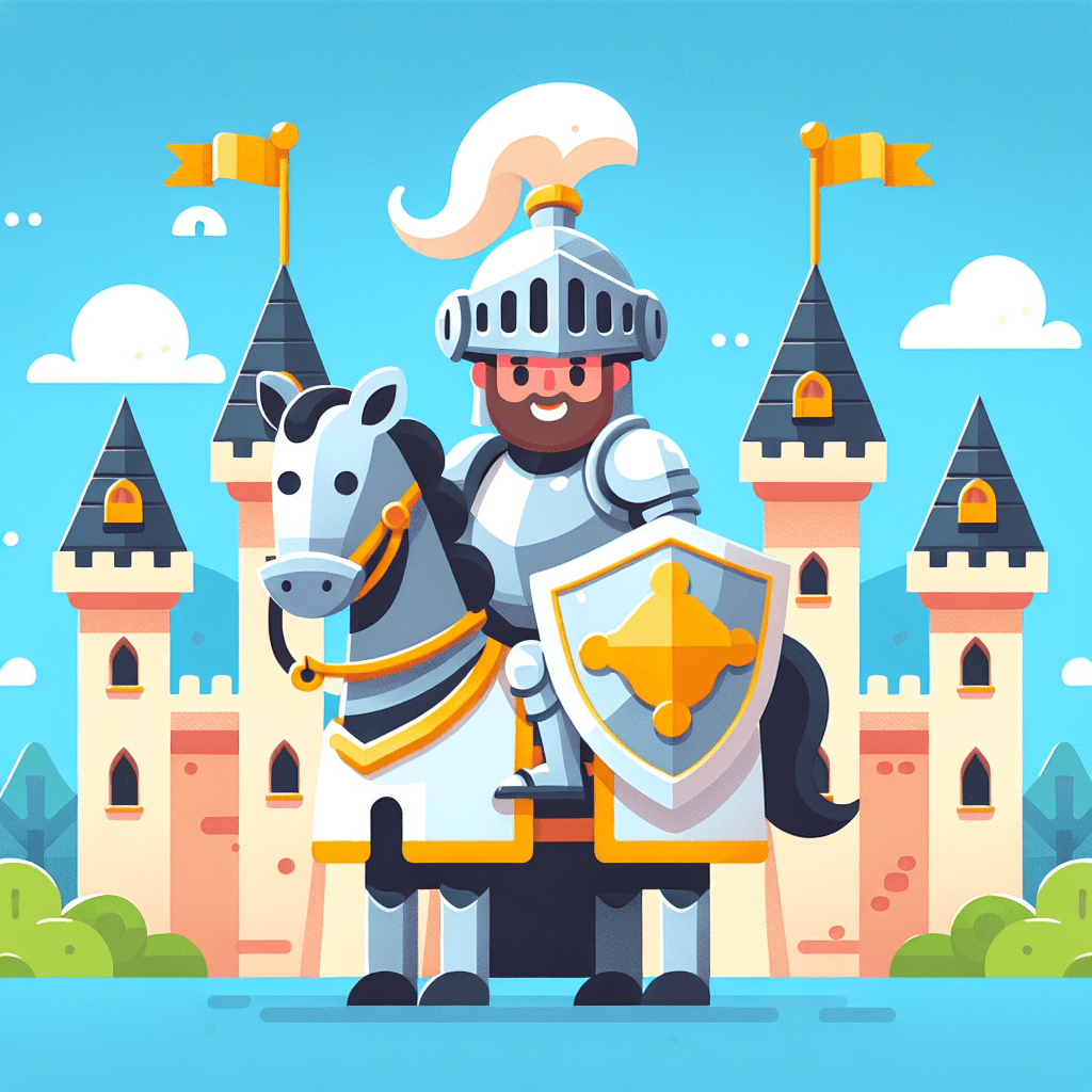 Royal Knight's Quest Paint By Numbers Art