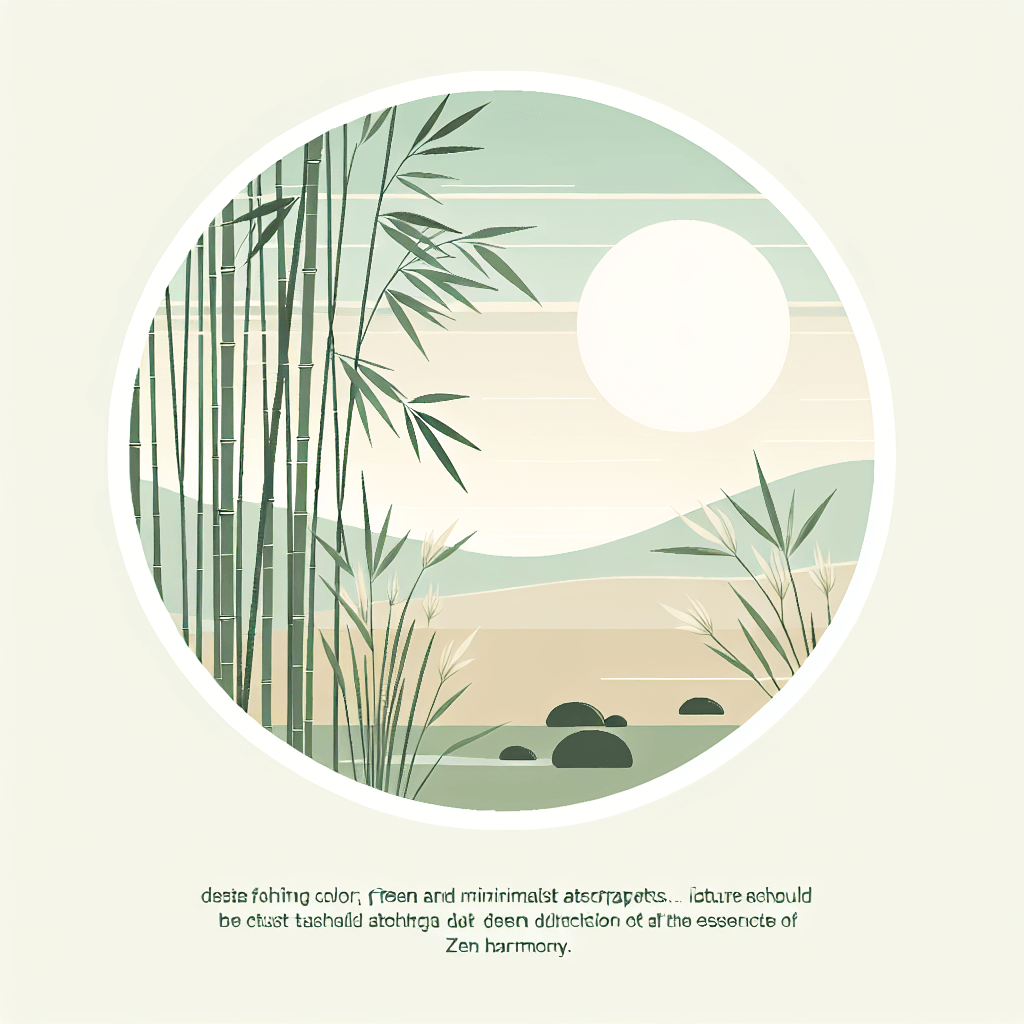 Zen Bamboo Serenity Paint By Numbers