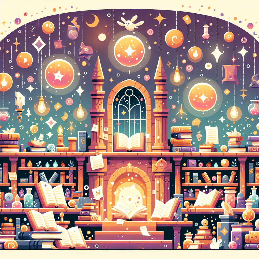 Magic School Library Paint By Color