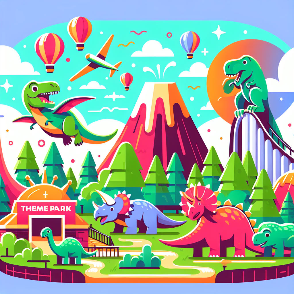 Prehistoric Adventure Park Painting Number Kit