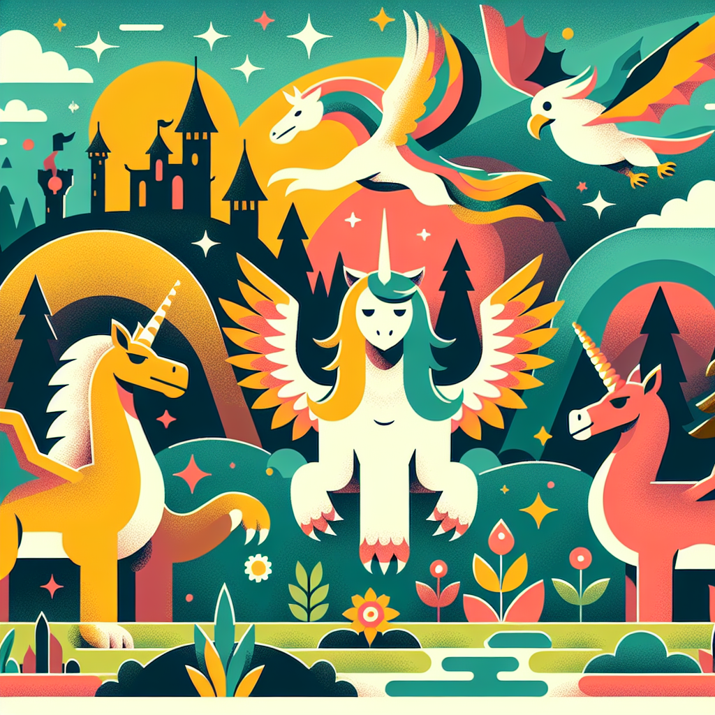 Mythical Menagerie Paint By Numbers Kits