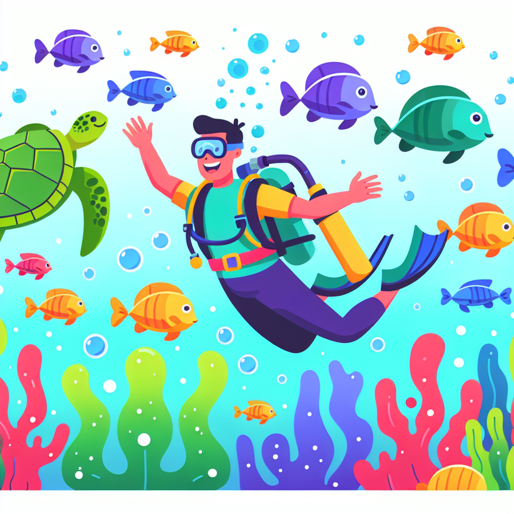 Undersea Adventure Exploration Paint By Numbers Art