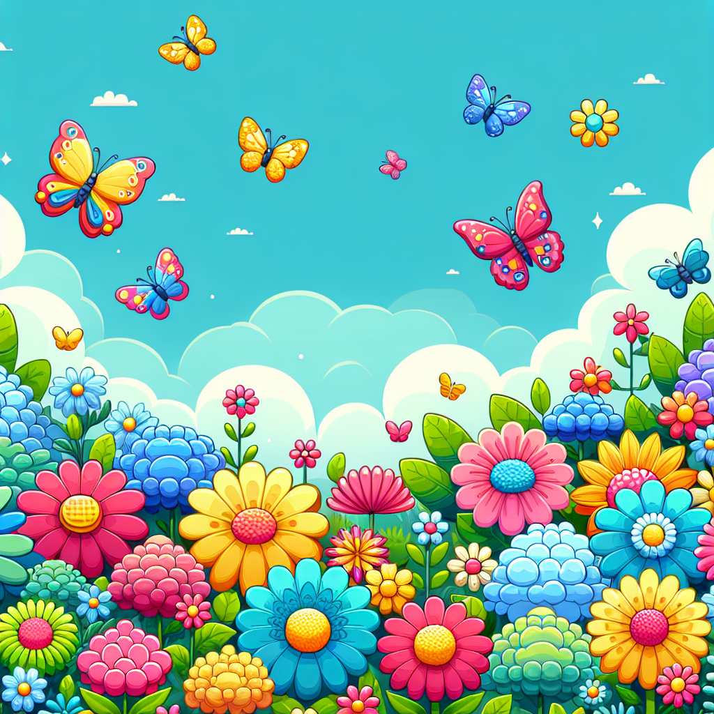 Rainbow Garden Celebration Paint By Color