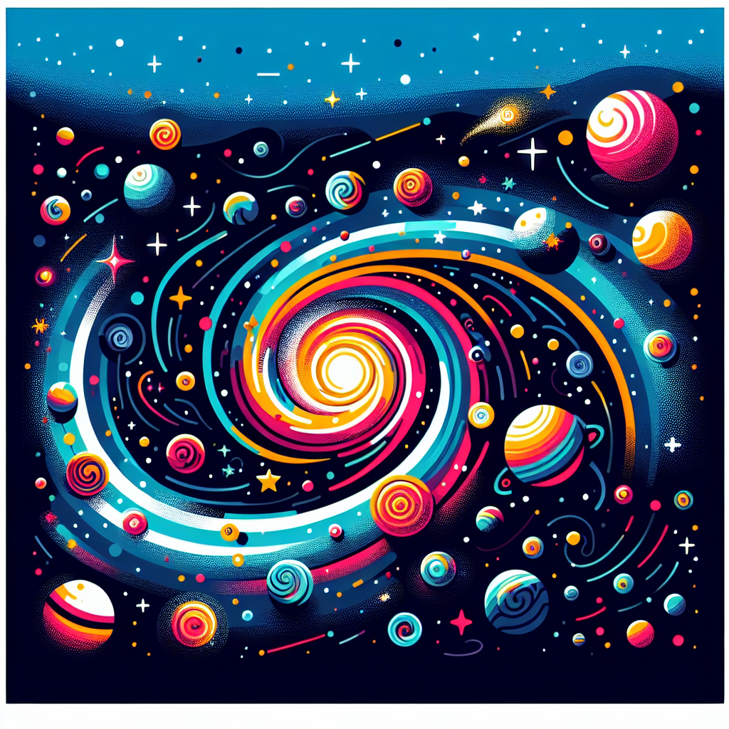 Gleaming Galaxy Numbered Painting Kits