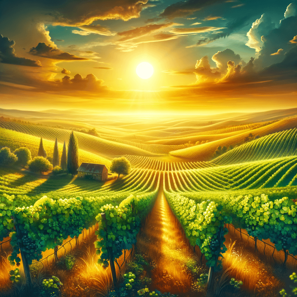 Sunny Vineyards Number Painting