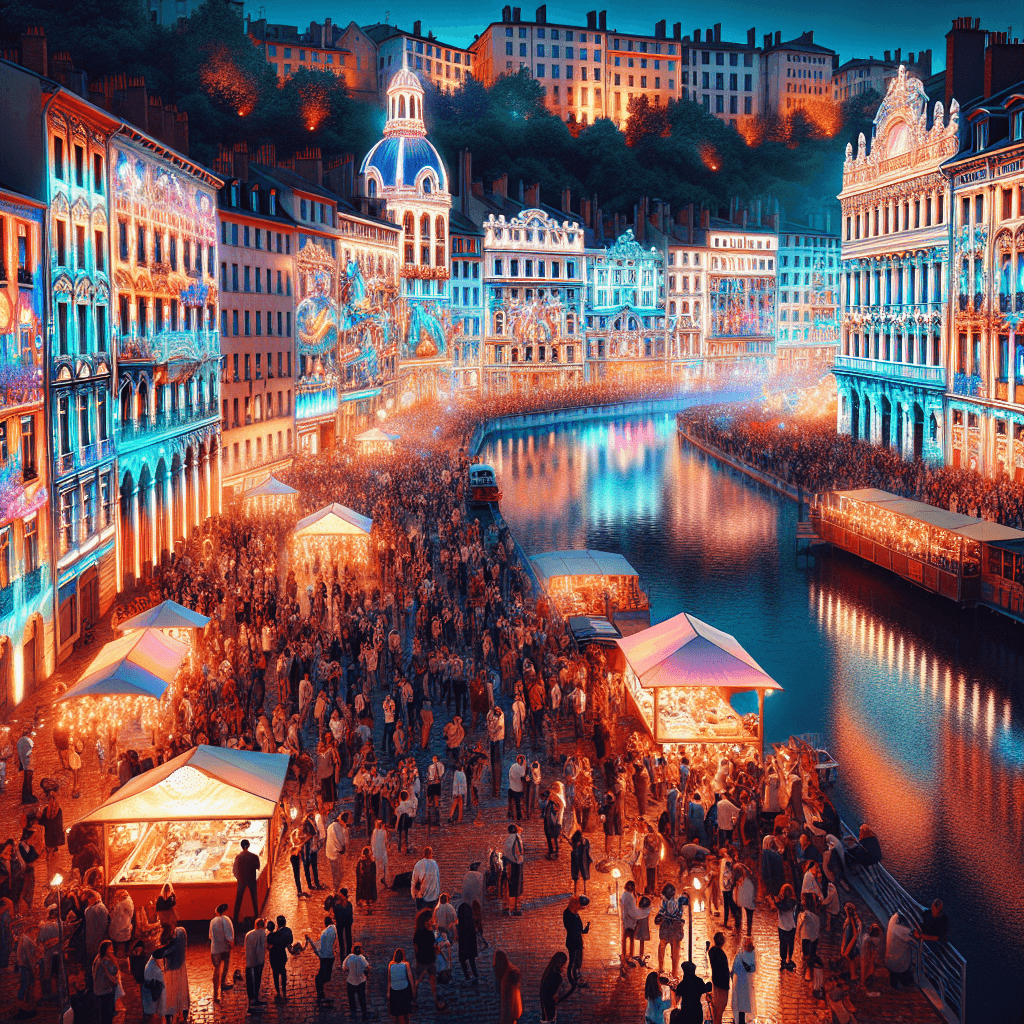 La Fête Des Lumières - France Paint By Numbers