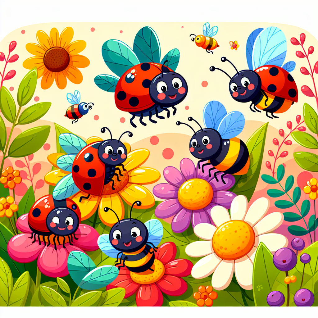 Friendly Bug Adventures Paint By Number