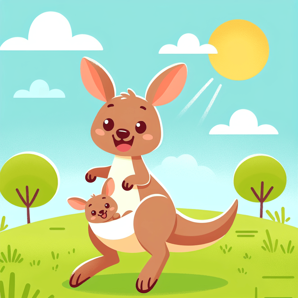 Happy Kangaroo Numbered Painting Kits