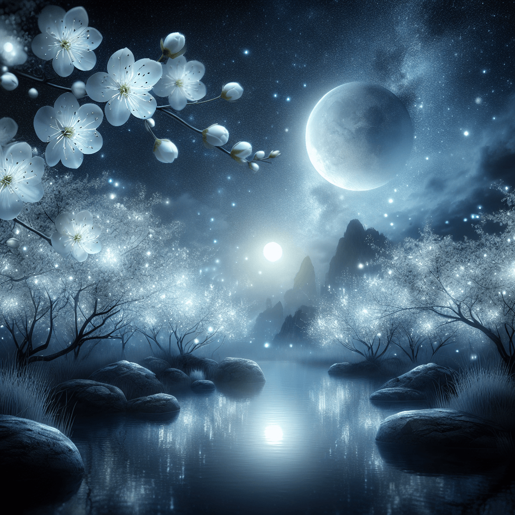 Lunar Blossom Fantasy Paint By Numbers Kits