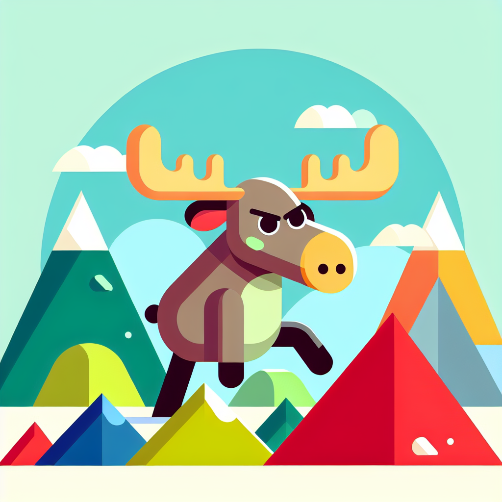 Moose Mountain Adventure Paint By Numbers Art