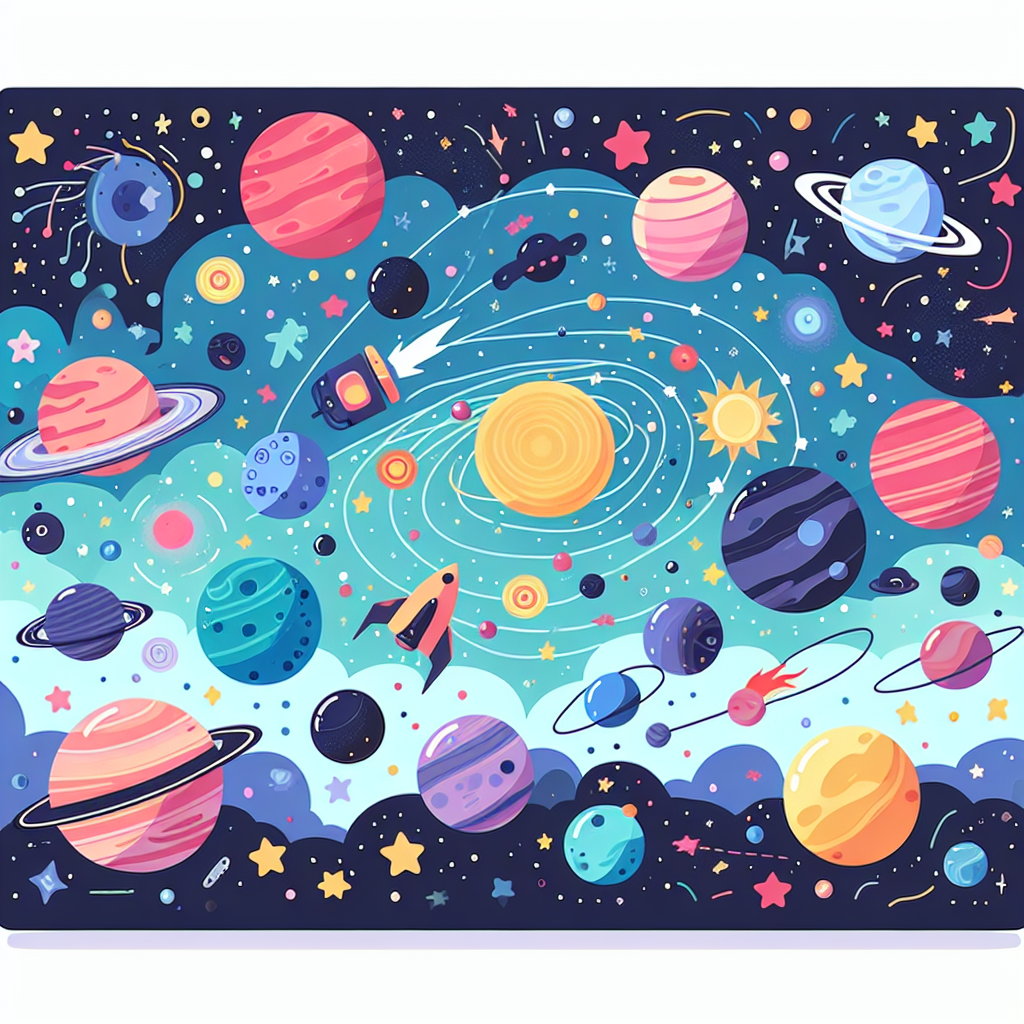 Glowing Galaxy Adventure Paint By Numbers