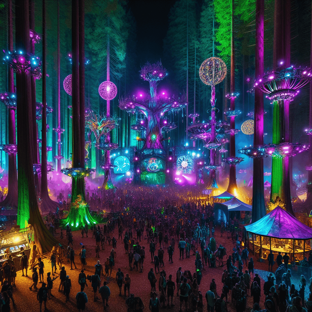 Electric Forest Festival - Michigan, USA Paint By Number