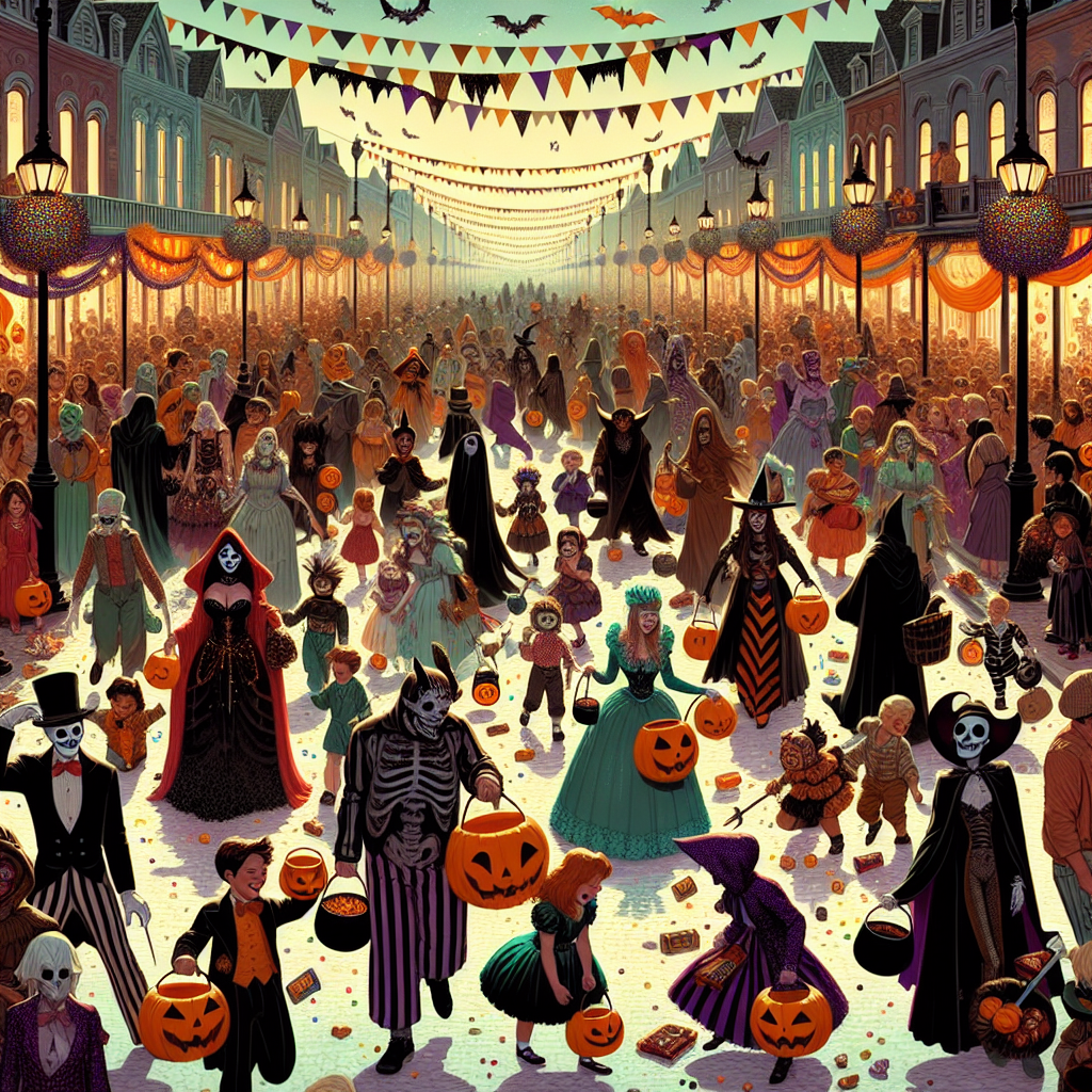 Halloween Festival - USA Painting Number Kit