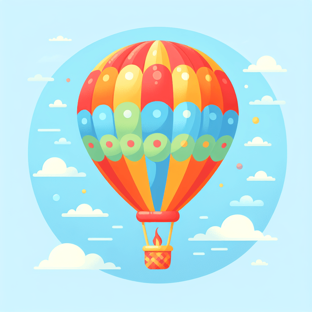 Radiant Hot Air Balloon Paint By Numbers Art
