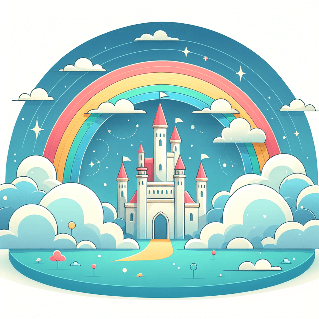 Castle Of Cloud Dreams Paint By Color