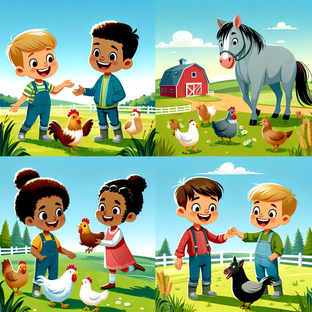 Friendship On The Farm Paint By Numbers Kits