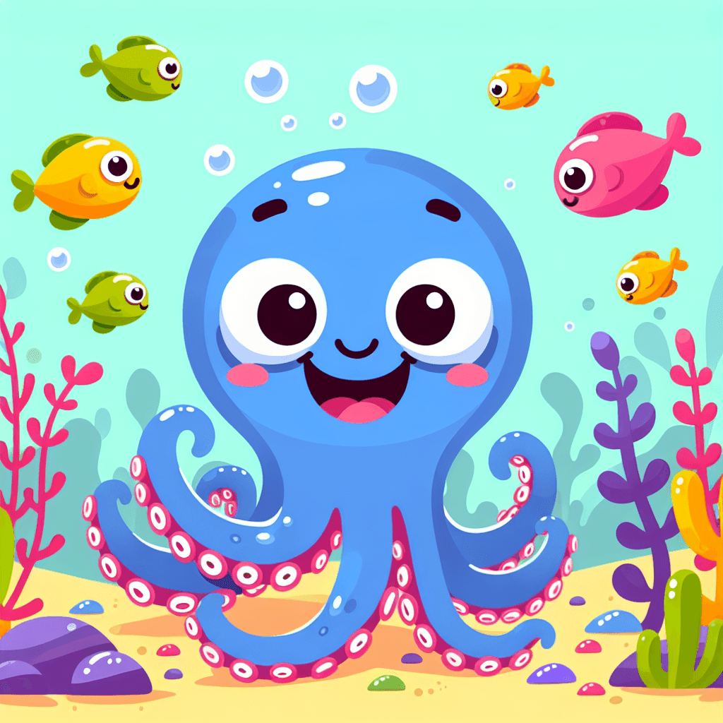 Funny Octopus Paint By Numbers Art