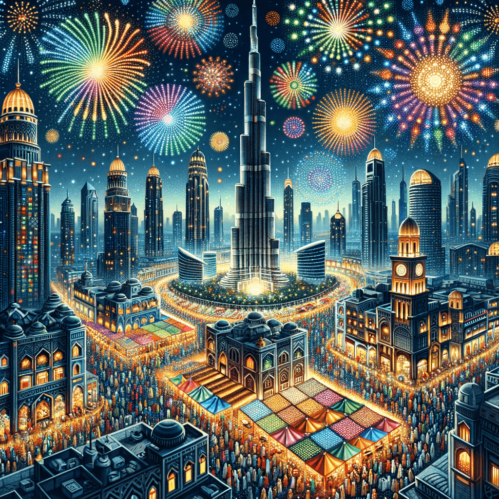 Eid Festival - Dubai Paint By Numbers