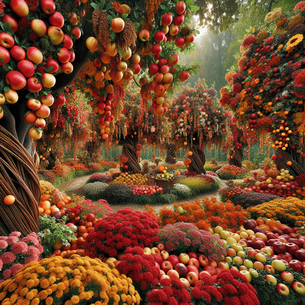 Floral Harvest Festival Paint By Color