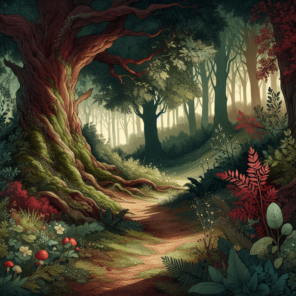 Mushroom Woodland Retreat Paint By Numbers Art