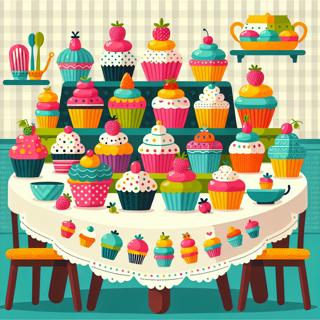 Cute Cupcakes Paint By Number