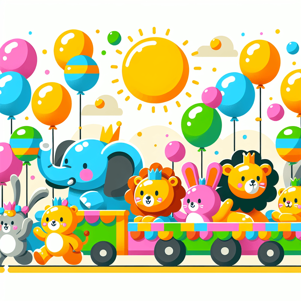 Animal Carnival Parade Painting By Numbers Kit