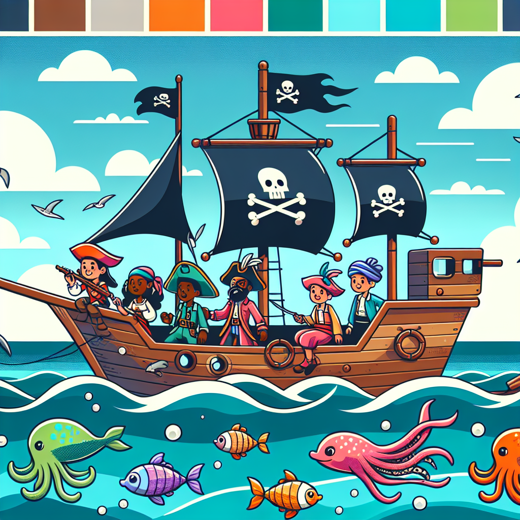 Oceanic Pirate Voyage Numbered Painting Kits