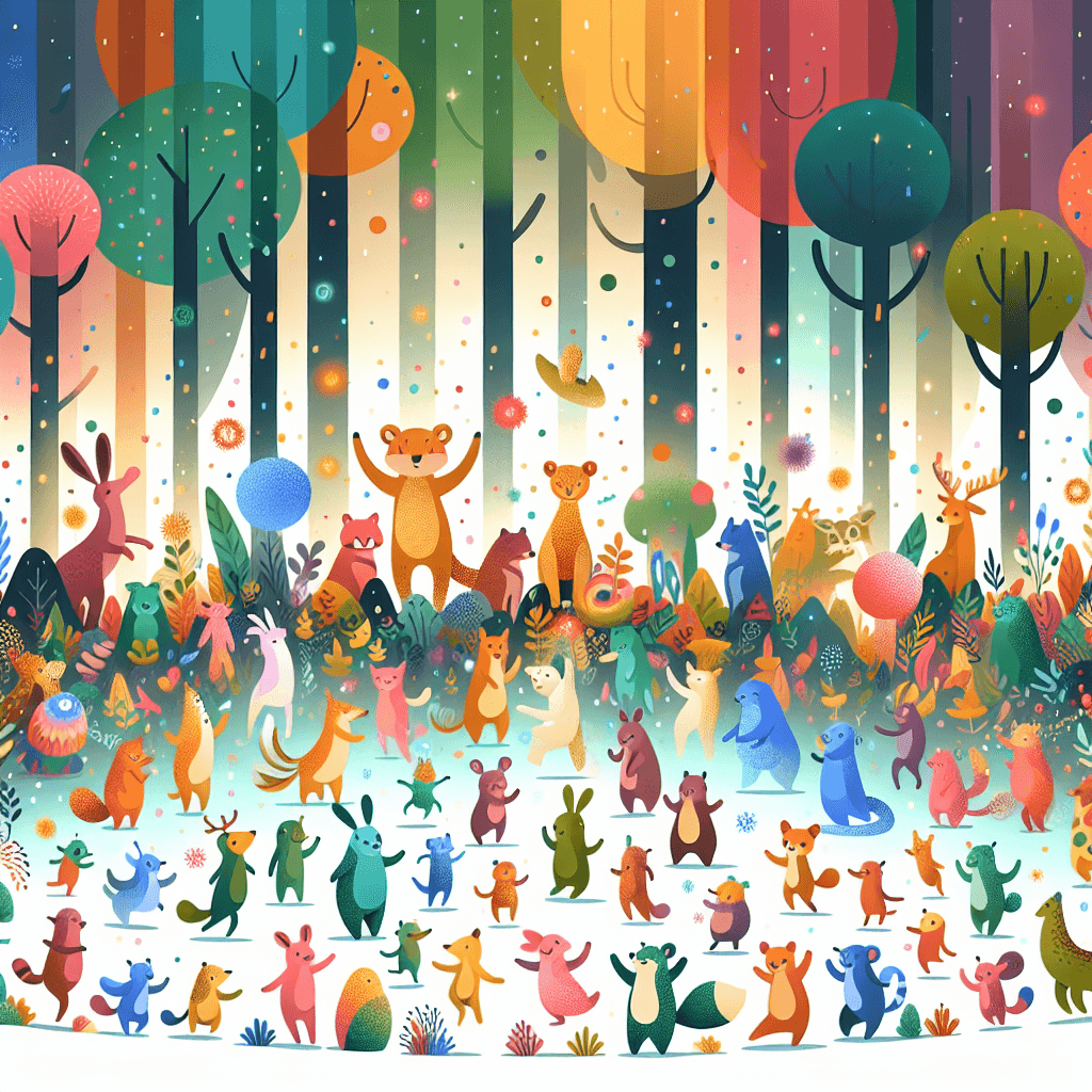 Woodland Creatures Gala Paint By Number