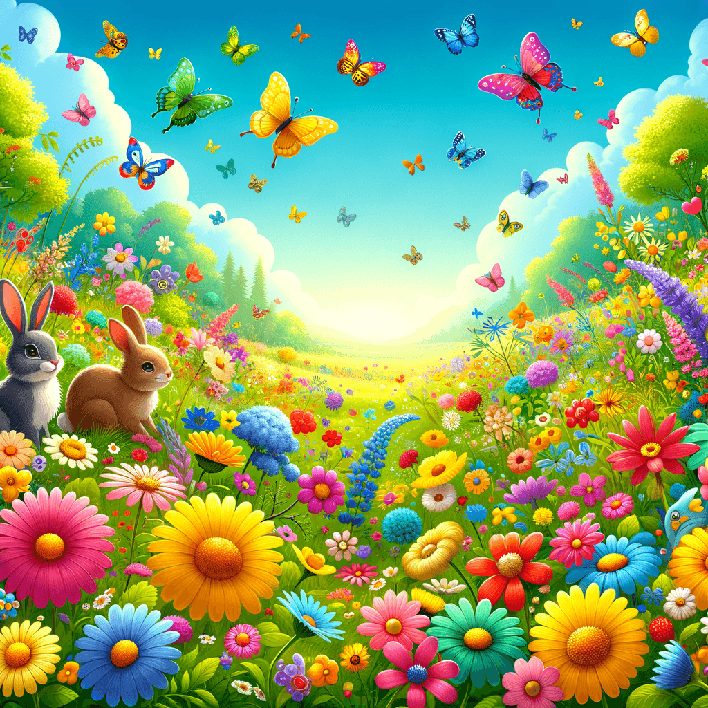 Sunny Meadow Adventure Paint By Numbers