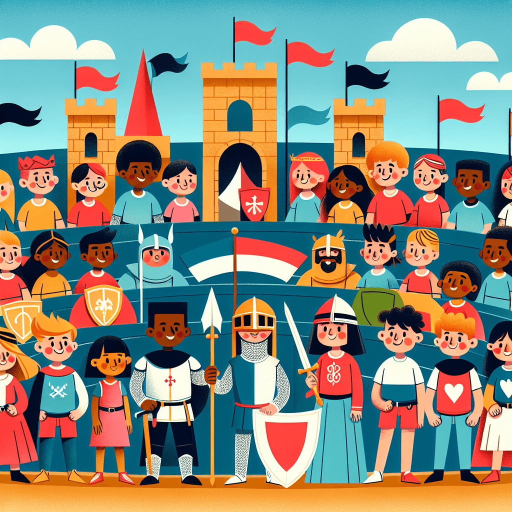 Medieval Tournament Extravaganza Painting Number Kit