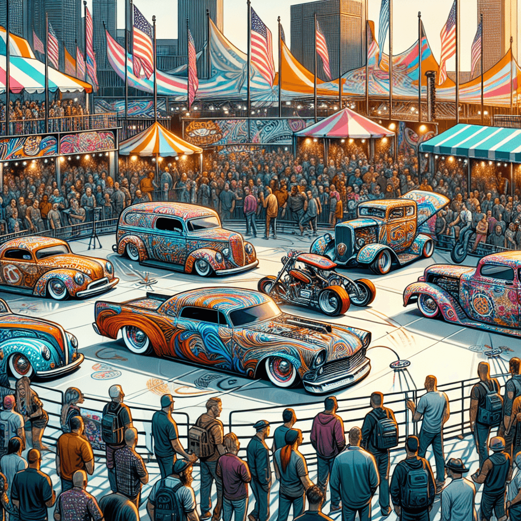 Yokohama Hot Rod Custom Show - Japan Painting By Numbers Kit