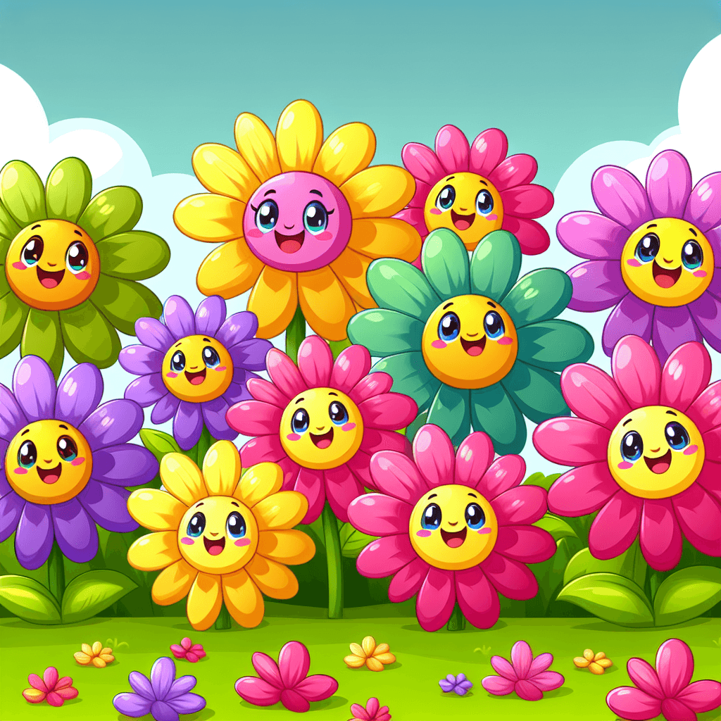 Bright Flowers Paint By Numbers Kits