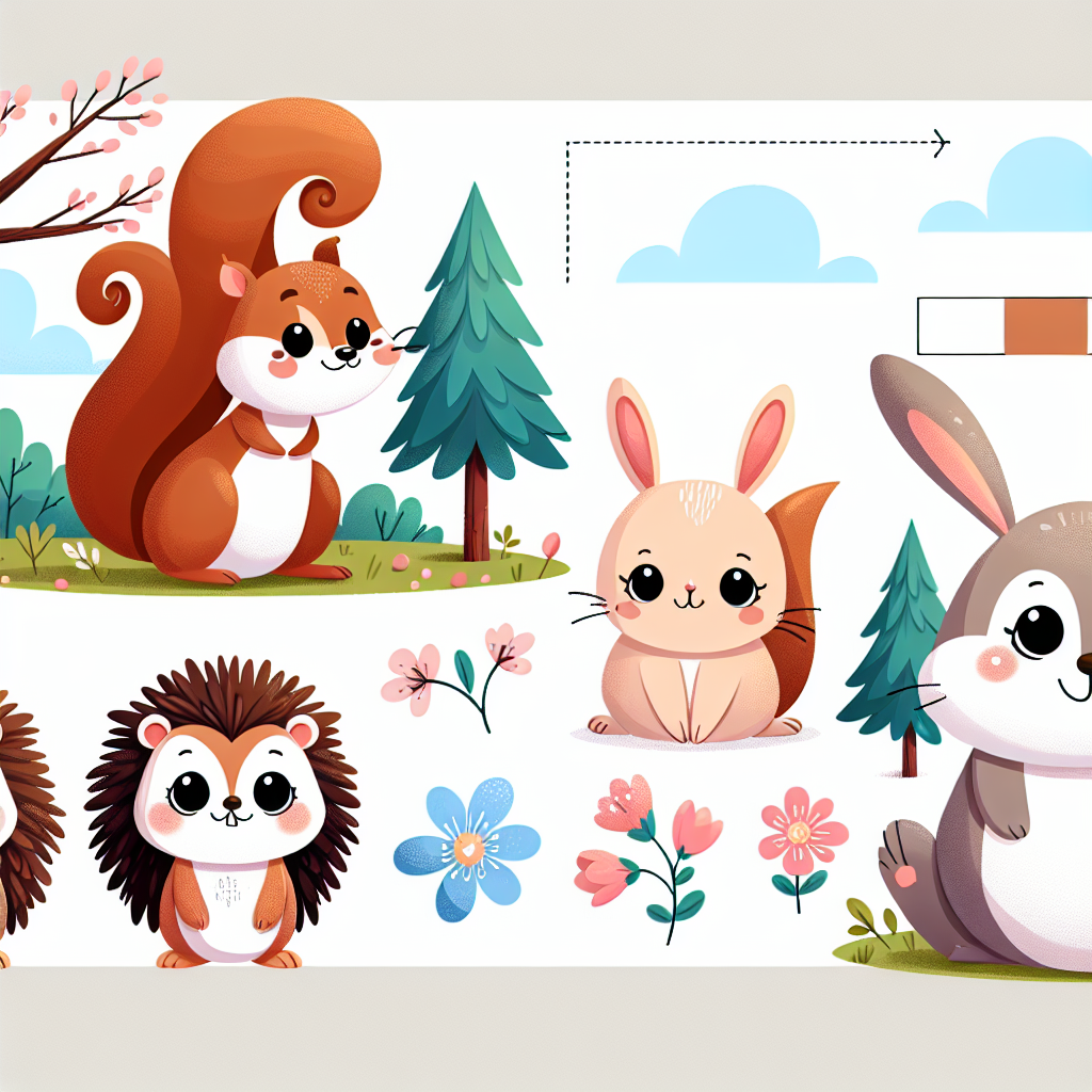 Curious Critter Adventure Paint By Numbers Art