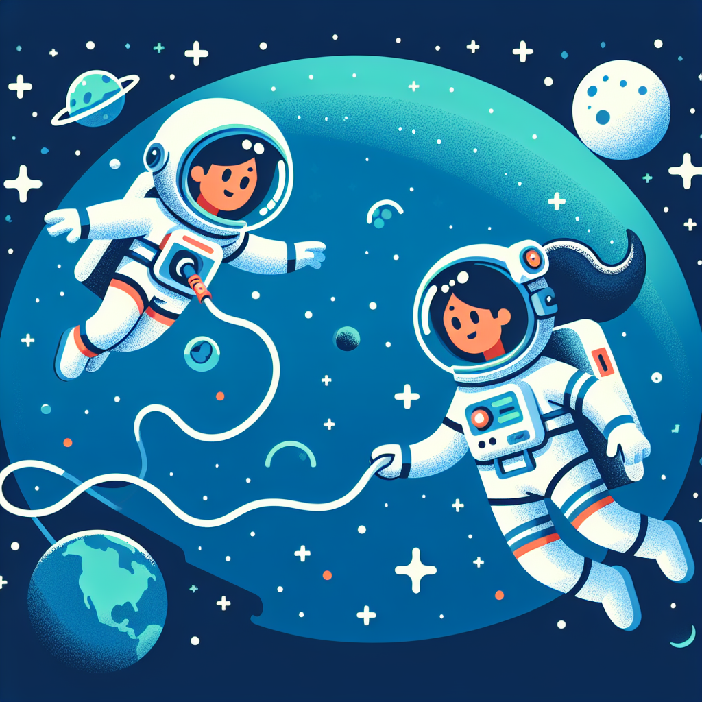 Astronaut's Spacewalk Painting Number Kit