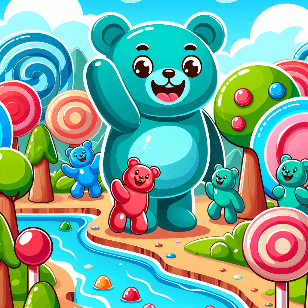 Gigantic Gummy Bears Numbered Painting Kits