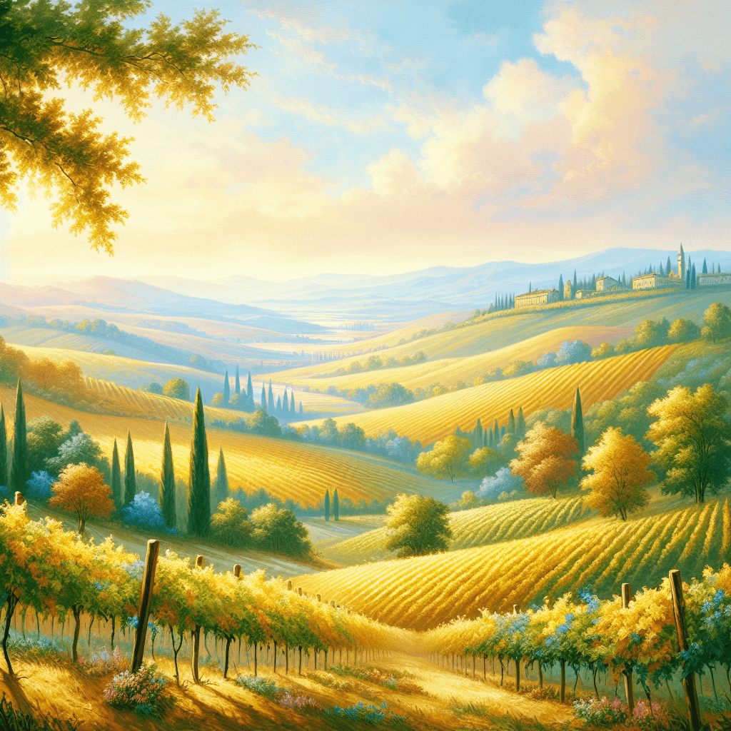 Italian Countryside Escape Numbered Painting Kits