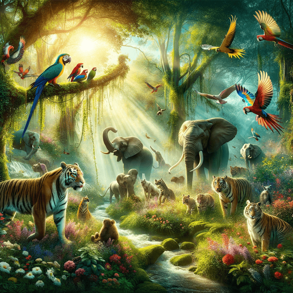 Vibrant Wildlife - DIY Painting By Numbers Kit