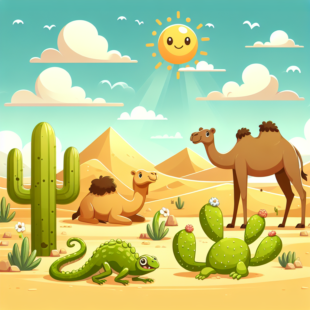 Delightful Desert Adventure Paint By Number