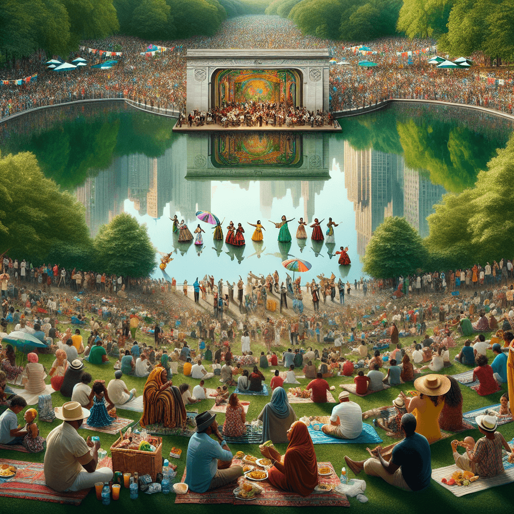 Harlem Meer Performance Festival Painting By Numbers Kit