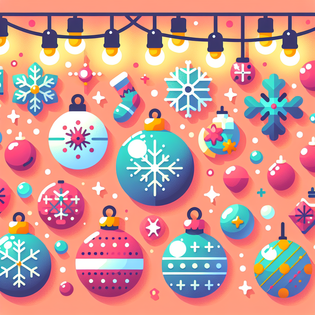 Charming Holiday Decorations Paint By Numbers Kits