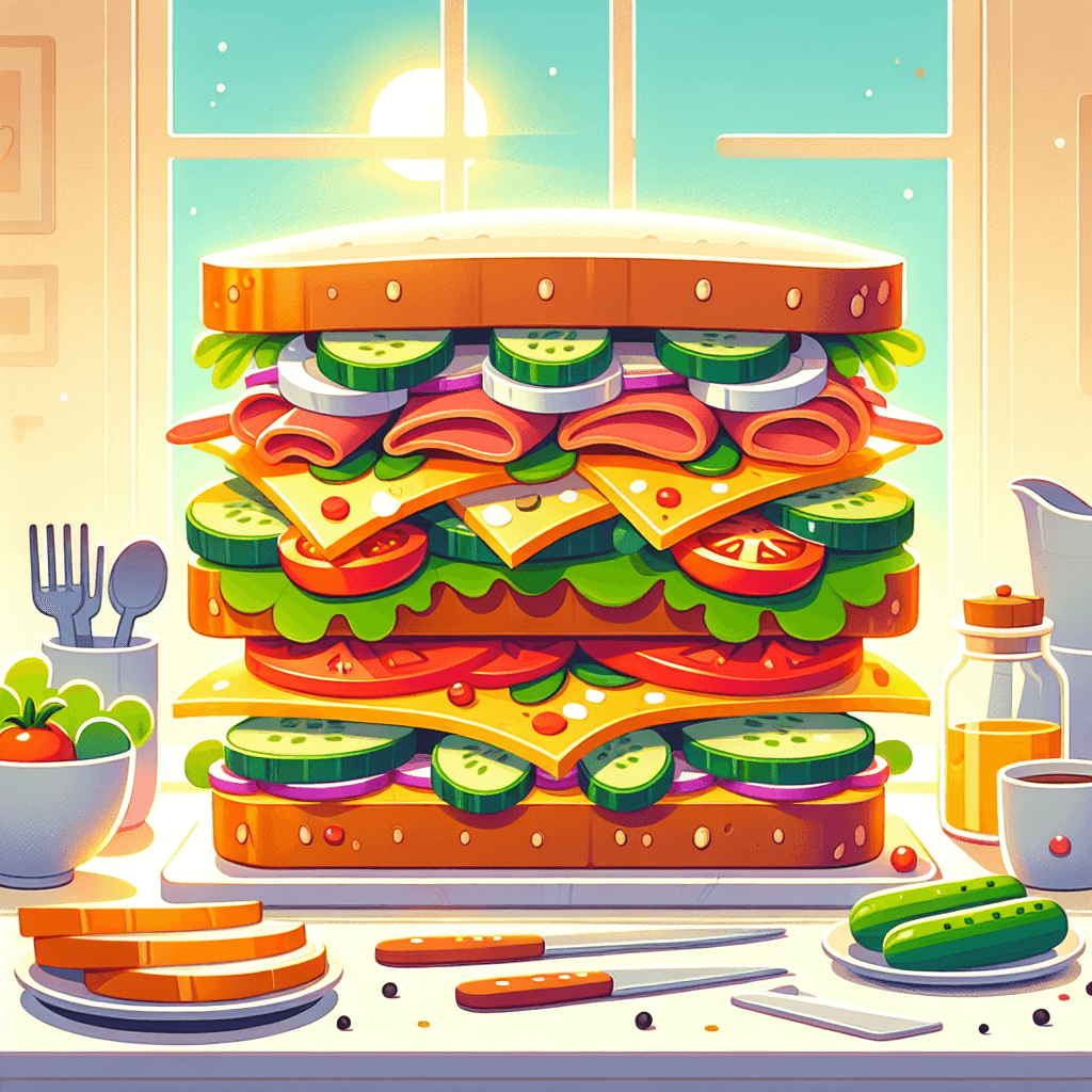 Gigantic Sandwich Paint By Color