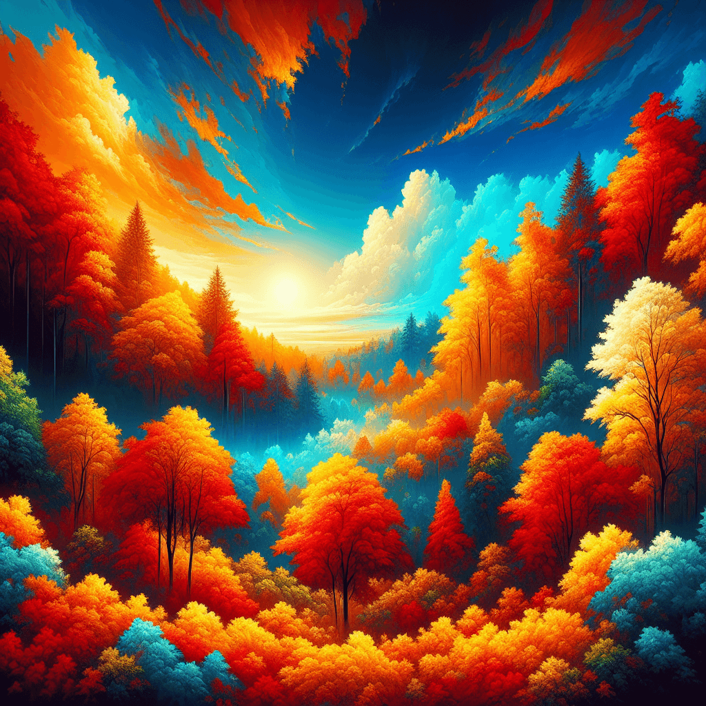 Breathtaking Autumn Landscape DIY Paint By Numbers