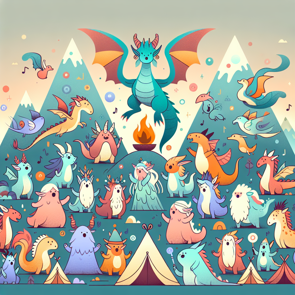 Mystic Mountain Festival Paint By Number