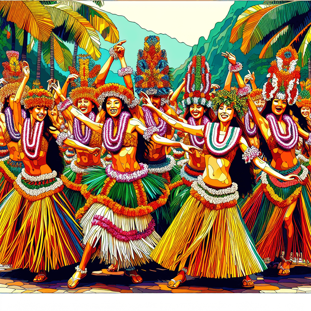 Aloha Festivals - USA Paint By Numbers
